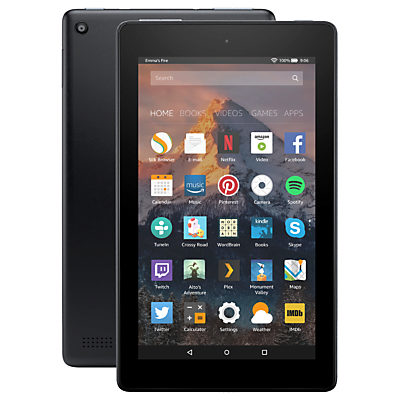 New Amazon Fire 7 Tablet with Alexa, Quad-core, Fire OS, 7, Wi-Fi, 8GB, 7, With Special Offers Black New Amazon Fire 7 Tablet with Alexa, Quad-core, Fire OS, 7, Wi-Fi, 8GB, 7, With Special Offers Black